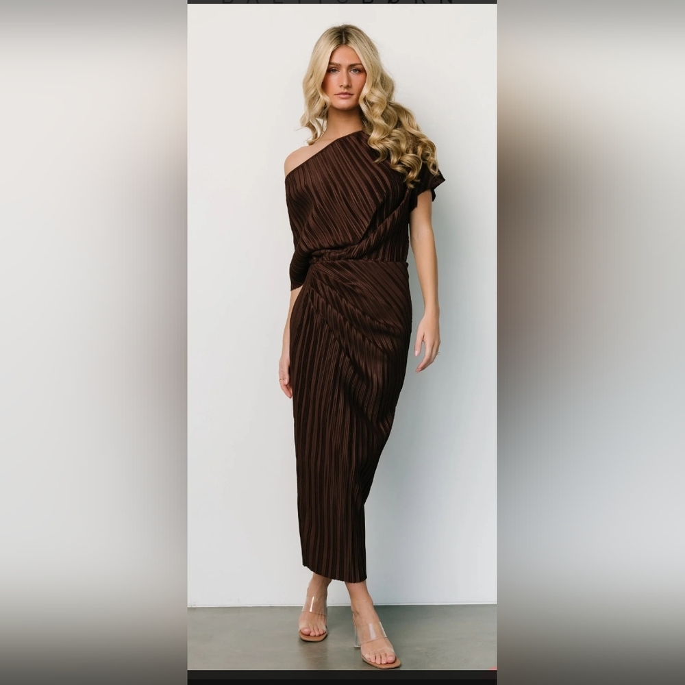 Baltic Born Winslow Pleated Midi Dress